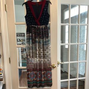 Boho Chic Multicolor Maxi Dress